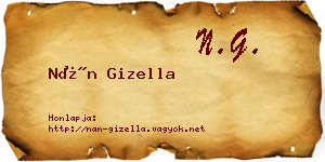 Nán Gizella névjegykártya